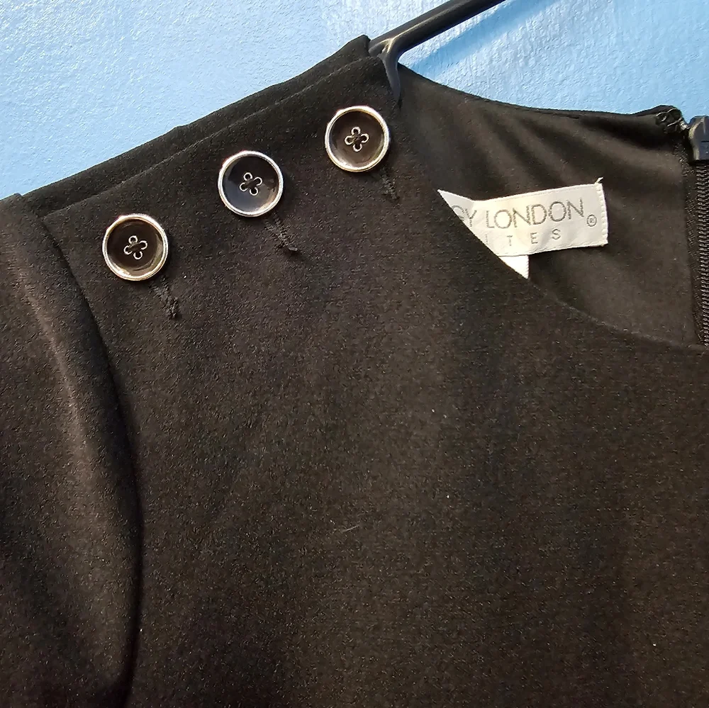 Maggy London Petites Short Dress Black and White - Picture 5 of 11